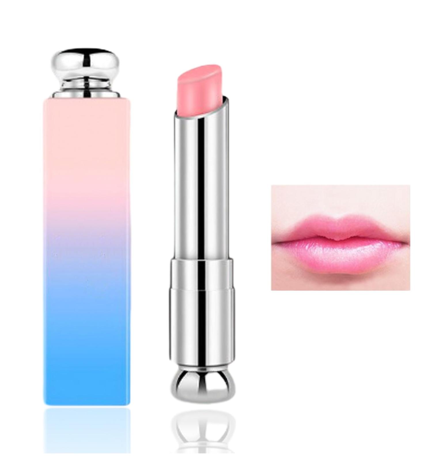 Colour Changing Lip Balm Tinted Lip Balm Lip Gloss Natural Lip Protection Strawberry Fruity Smooth Moisture Lip Oil Lip Care All Day for Lip Repair Teenage Girls Gifts - Buy Online on GoSupps.com