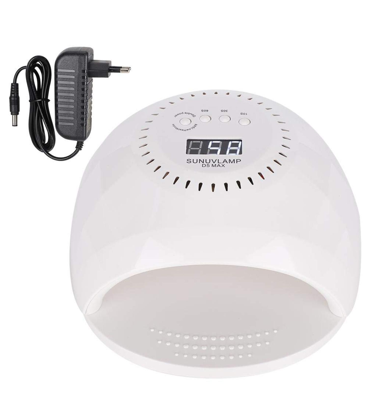 120W Professional Nail Lamp - LED UV Nail Dryer for Quick Drying & Curing - Inductive Manicure Tool for Salons (EU Connector) - Buy Online on GoSupps.com