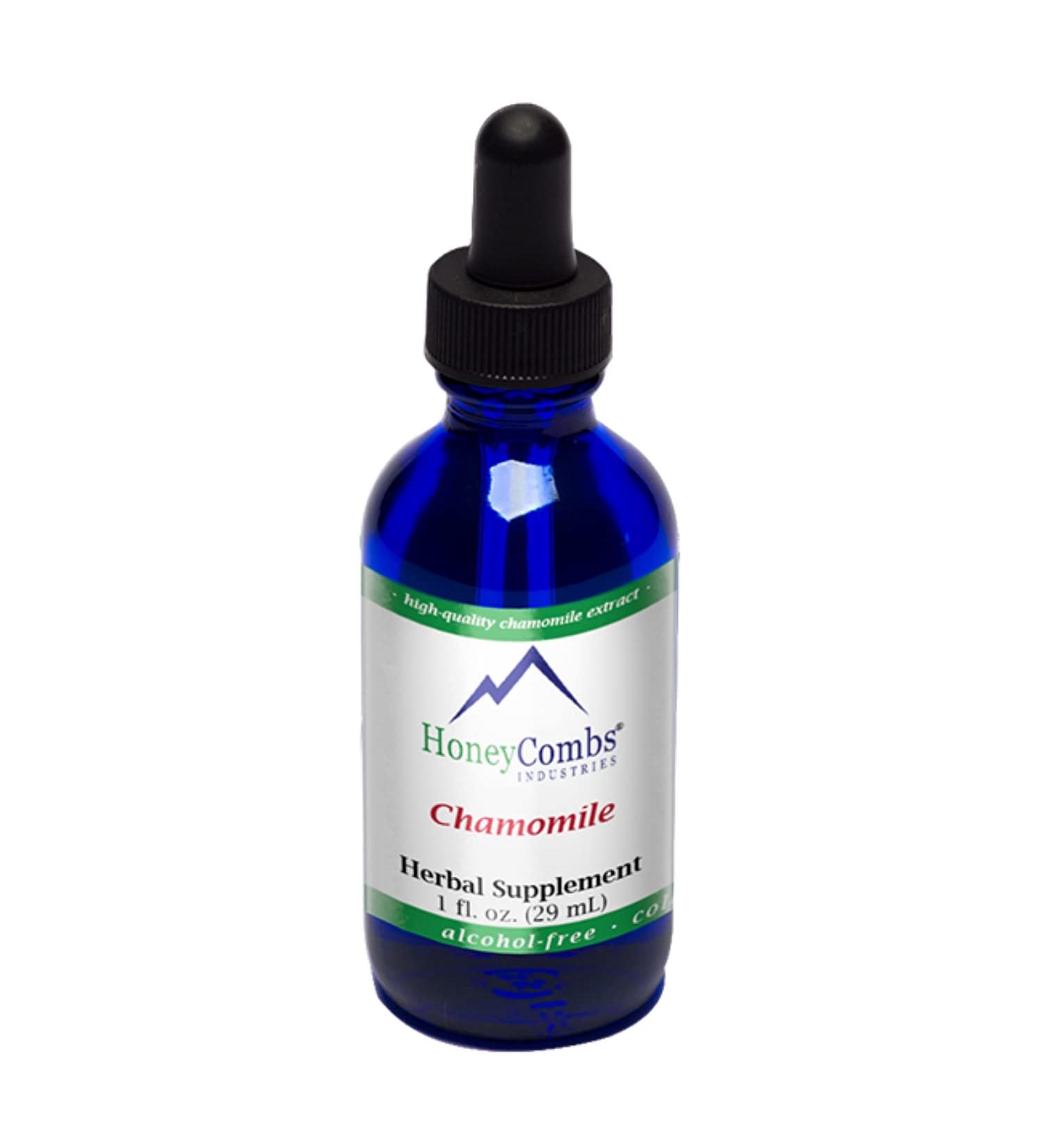 Chamomile Supports Digestion, Relaxation, Sleep and More Alcohol-Free Liquid Extract 1 Ounce