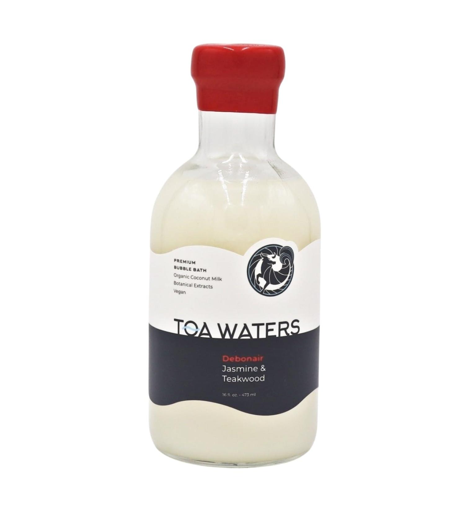 Debonair Bubble Bath - Jasmine & Teakwood | Moisturizing Vegan Organic Coconut Milk - 16 FL oz for All Skin Types - Buy Online on GoSupps.com