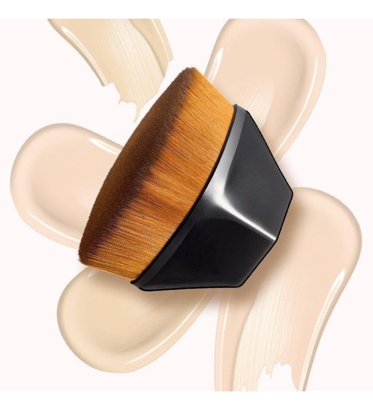 Brush Liquid Brush Make up Brush with Synthetic Dense Bristles for Blending Liquid Cream Concealer Premium Easy to Carry (Black) - Buy Online on GoSupps.com