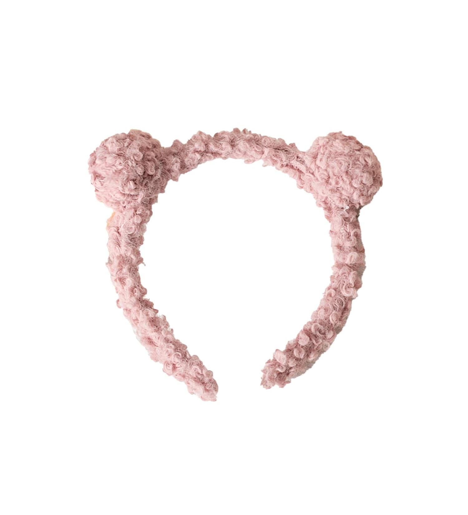 Miaija Bear Ears Hairbands Cute Fluffy Makeup Hair Bands Washing Face Hair Accessories for Women Girls Kids Gift Makeup Decoration (Pink) - Buy Online on GoSupps.com