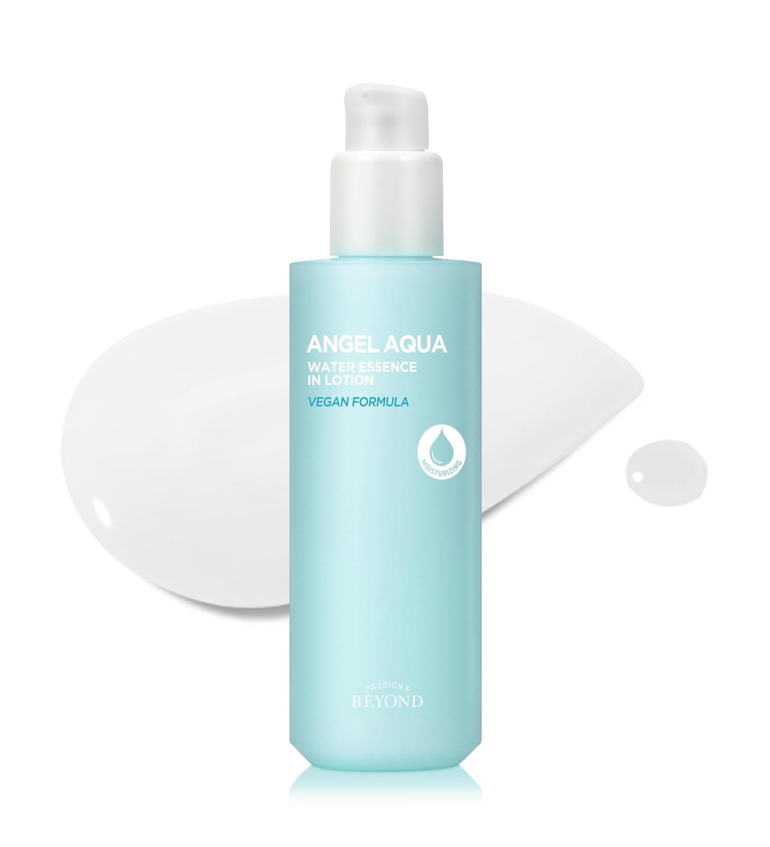 BEYOND Angel Aqua Moisture Lotion - Vegan Lightweight Moisturizer for Sensitive Skin 6.8fl oz | Korean Skin Care with Chervil & Hyaluronic Acid - Buy Online on GoSupps.com