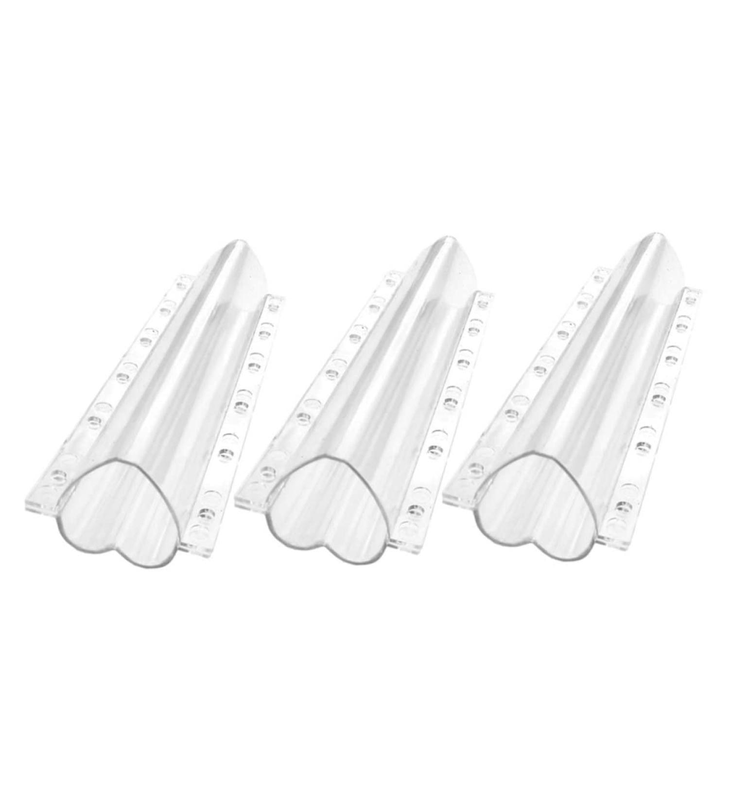 Yardwe 3pcs Vegetable Shaping Mold Pizza Kit Vegetable Forming Mould Fruit Shape Mold Flowerpot Shaped Transparent 20x6.5cm - Buy Online on GoSupps.com