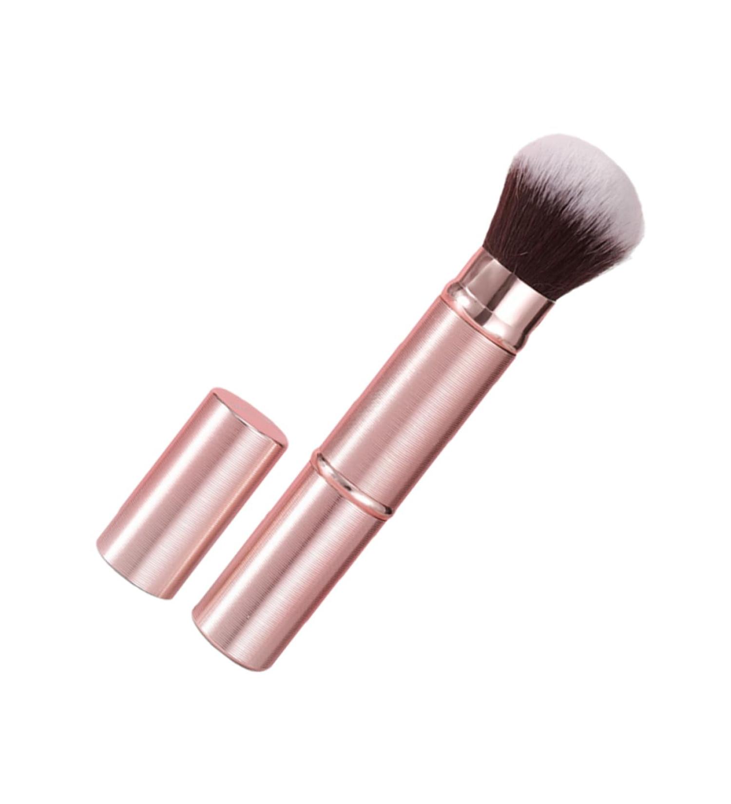 Gogogmee Double-ended Makeup Brush Blush Brush Dual End Makeup Brush Foundation Brush Powder Brush Cosmetics Brush Blending Brush Blusher Brush Women Makeup Tool Loose Powder Makeup Sponge - Buy Online on GoSupps.com