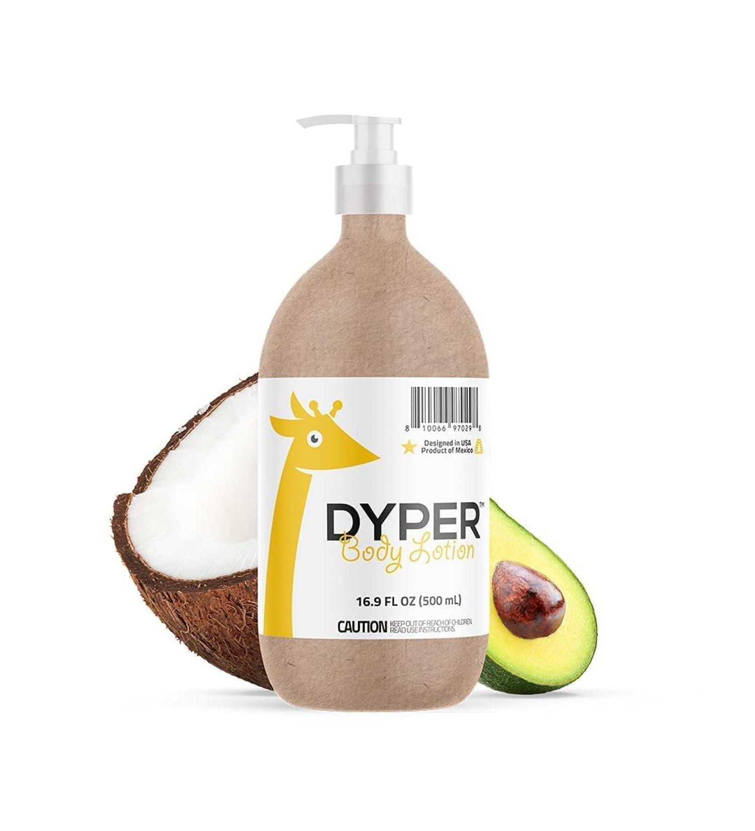 DYPER | Baby Body Lotion | Avocado + Coconut Oil | 16.9 FL OZ