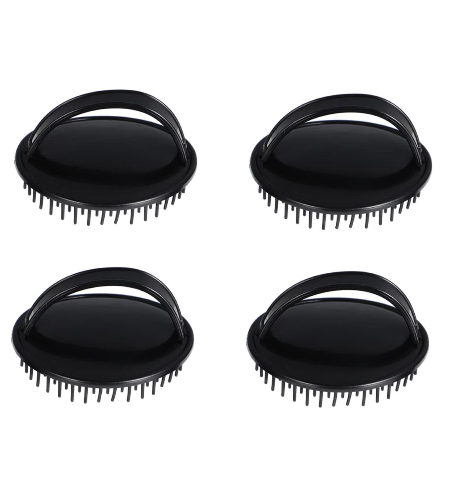 Healvian 12 STK Massage Shampoo Brush for Curly Hair - Scalp Massager & Styling Tool | Premium Plastic Hair Care Brush - Buy Online on GoSupps.com