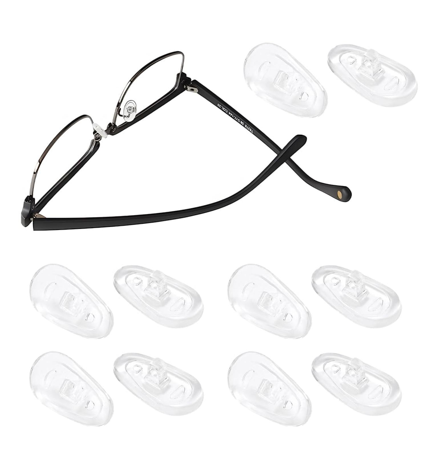 5 Pairs Non-Slip Transparent Silicone Nose Pads for Glasses & Sunglasses | Ultimate Glasses Accessories to Prevent Slipping - Buy Online on GoSupps.com