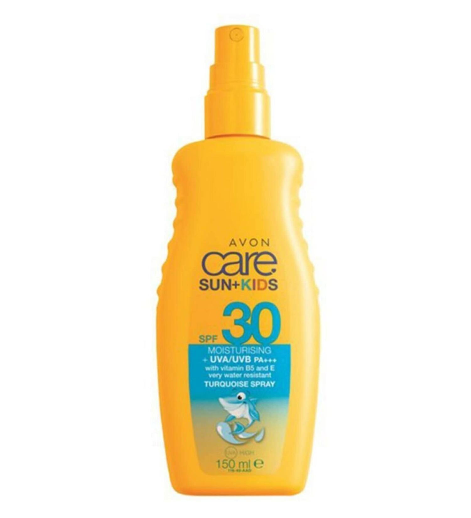 Avon Care Sun+ Kids SPF30 Moisturising +UVA/UVB PA+++ Turquoise Sun Spray