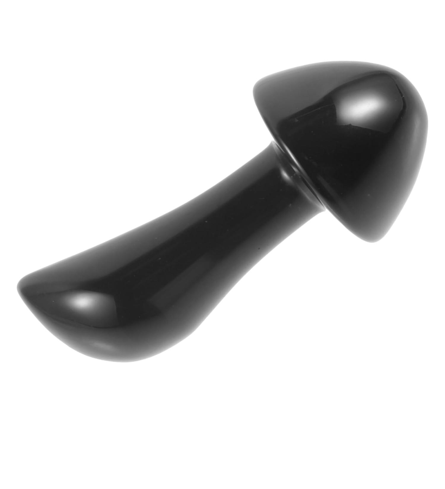 Beavorty Mushroom Shape Jade & Obsidian Facial Massaging Tools - Enhance Your Skincare Routine - Buy Online on GoSupps.com