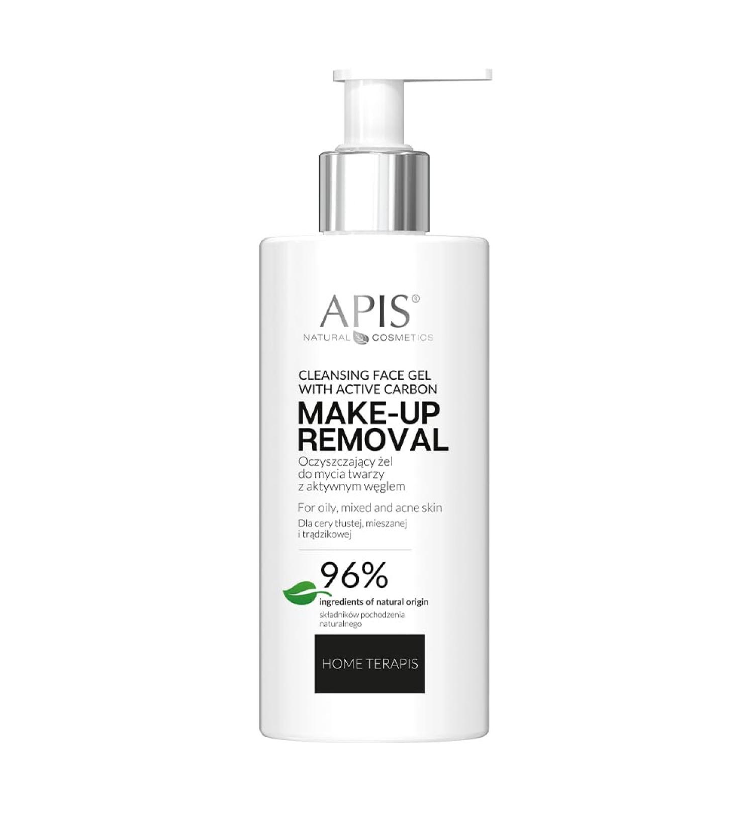 APIS Cleansing Wash Gel for Face with Carbonated Acid Bamboo Silver Cistus Kiwi and Arnica | Cleansing and Dullness | 300 ml