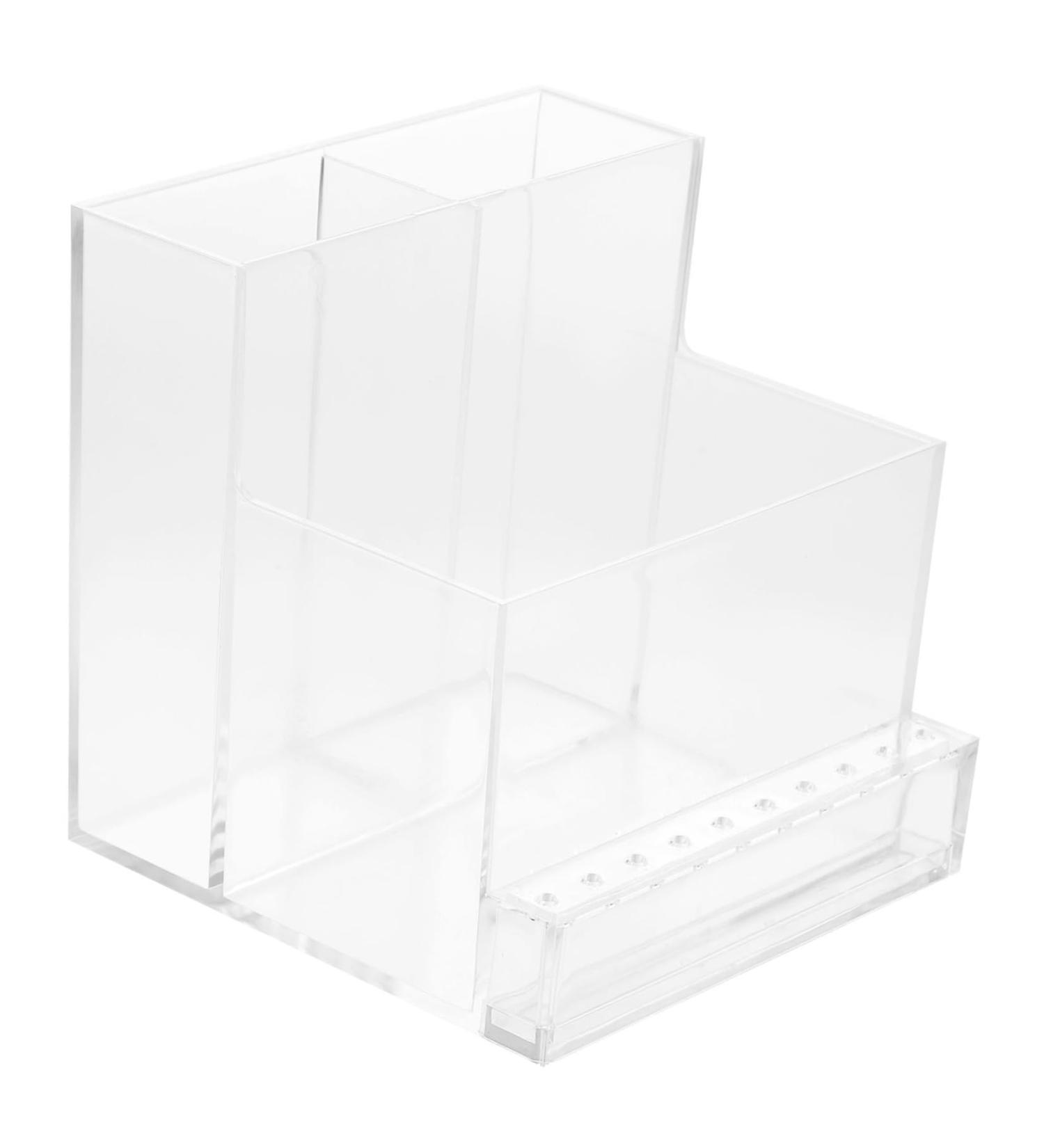 POPETPOP 2 Pcs 13 Storage Rack Nail Grinding Portable Nail Organizers and Storage for Nail Tech Manicure Drill Bit Holder Black Nail Drill Holder Nail Brush Manager Plastic Clean 10.3x9.7cmx2pcs As Shownx2pcs - Buy Online on GoSupps.com