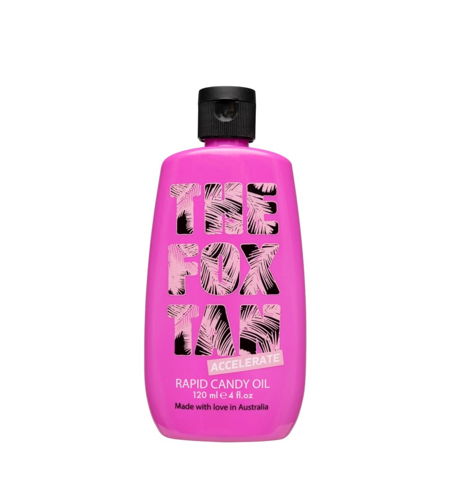 Buy The Fox Tan Rapid Candy Oil - Vegan Tanning Accelerator for Deeper Longer-Lasting Tan | 120mL - International Shipping - Buy Online on GoSupps.com