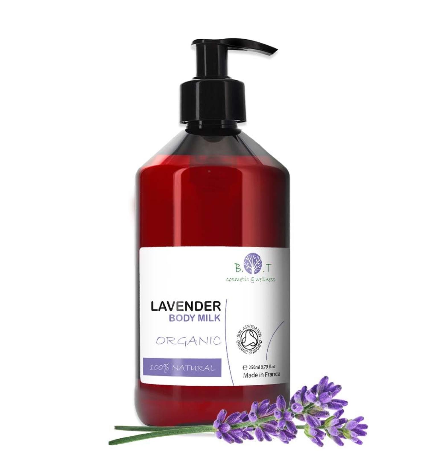 Organic Lavender Moisturizing Body Lotion 250ml | Luxurious Hydration for Very Dry Skin | Calming Organic Body Care - Buy Online on GoSupps.com