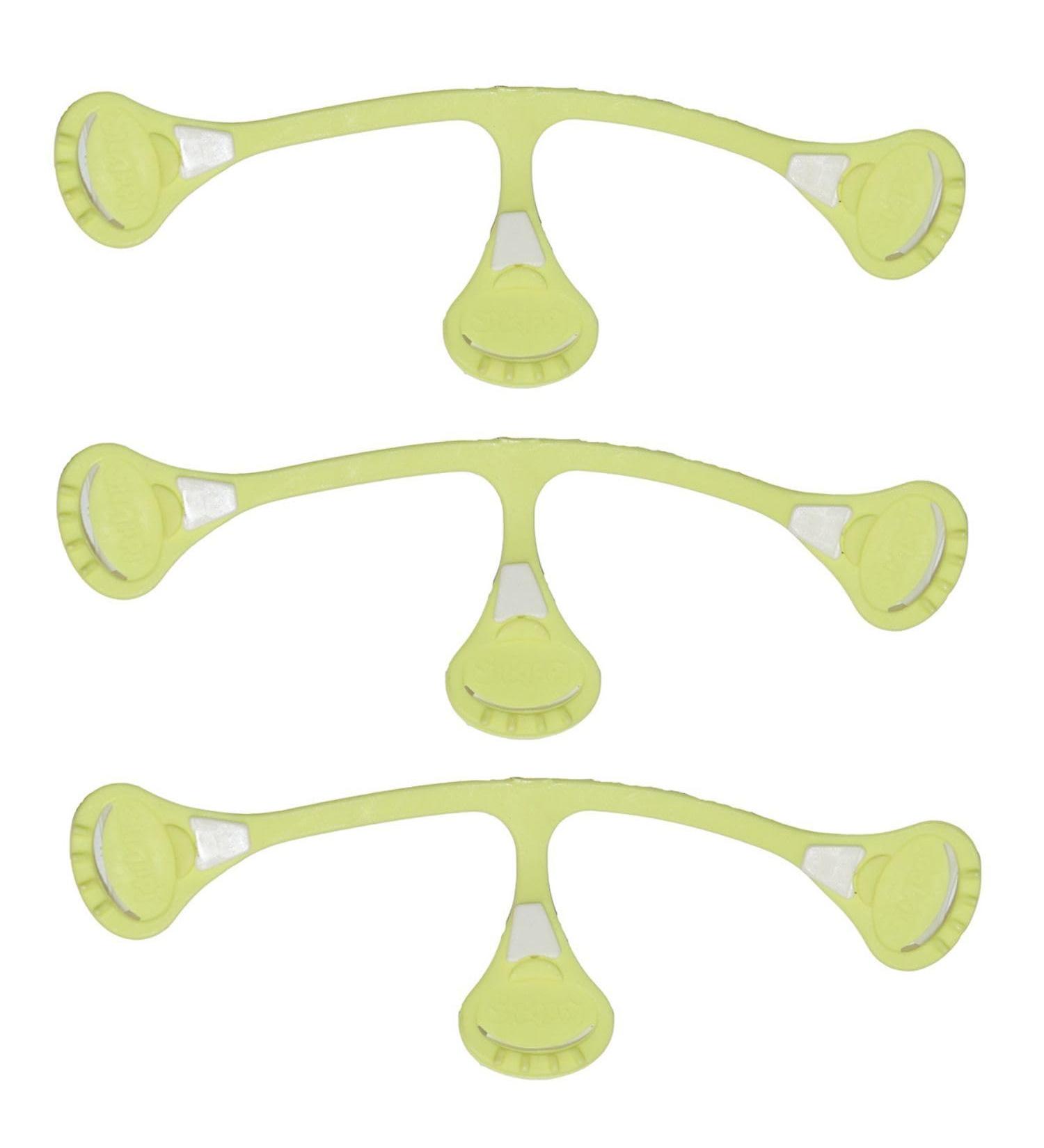 Snappi diaper clip for muslin diapers | Pack of 3 (light yellow 2: from 18 months) 2: from 18 months light yellow