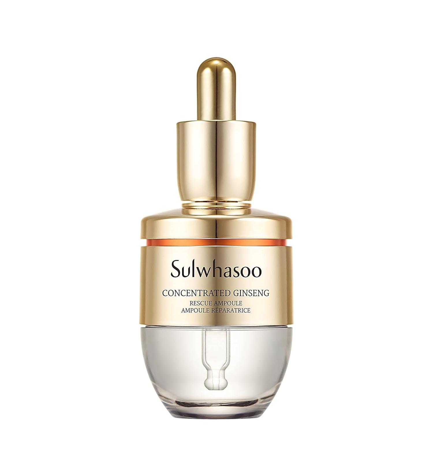 Sulwhasoo Concentrated Ginseng Rescue Ampoule | Korean Anti-Aging Skincare for Wrinkles & Firmness - 0.67 fl. oz - Buy Online on GoSupps.com