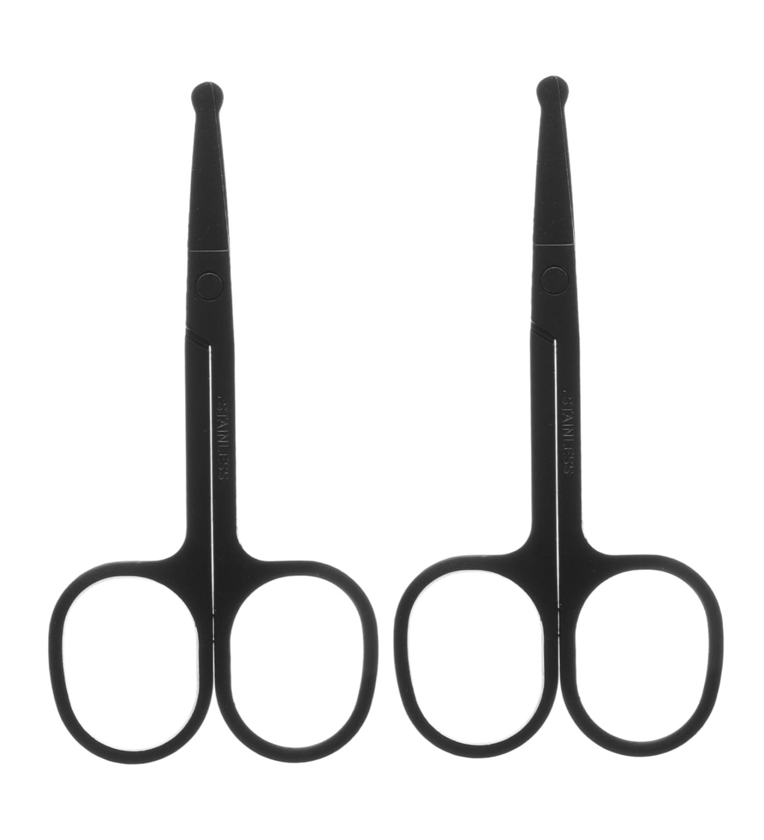 Healeved Scissors for Facial Hair Grooming Scissors with Eyebrow Comb Nose Hair Trimmer - Buy Online on GoSupps.com