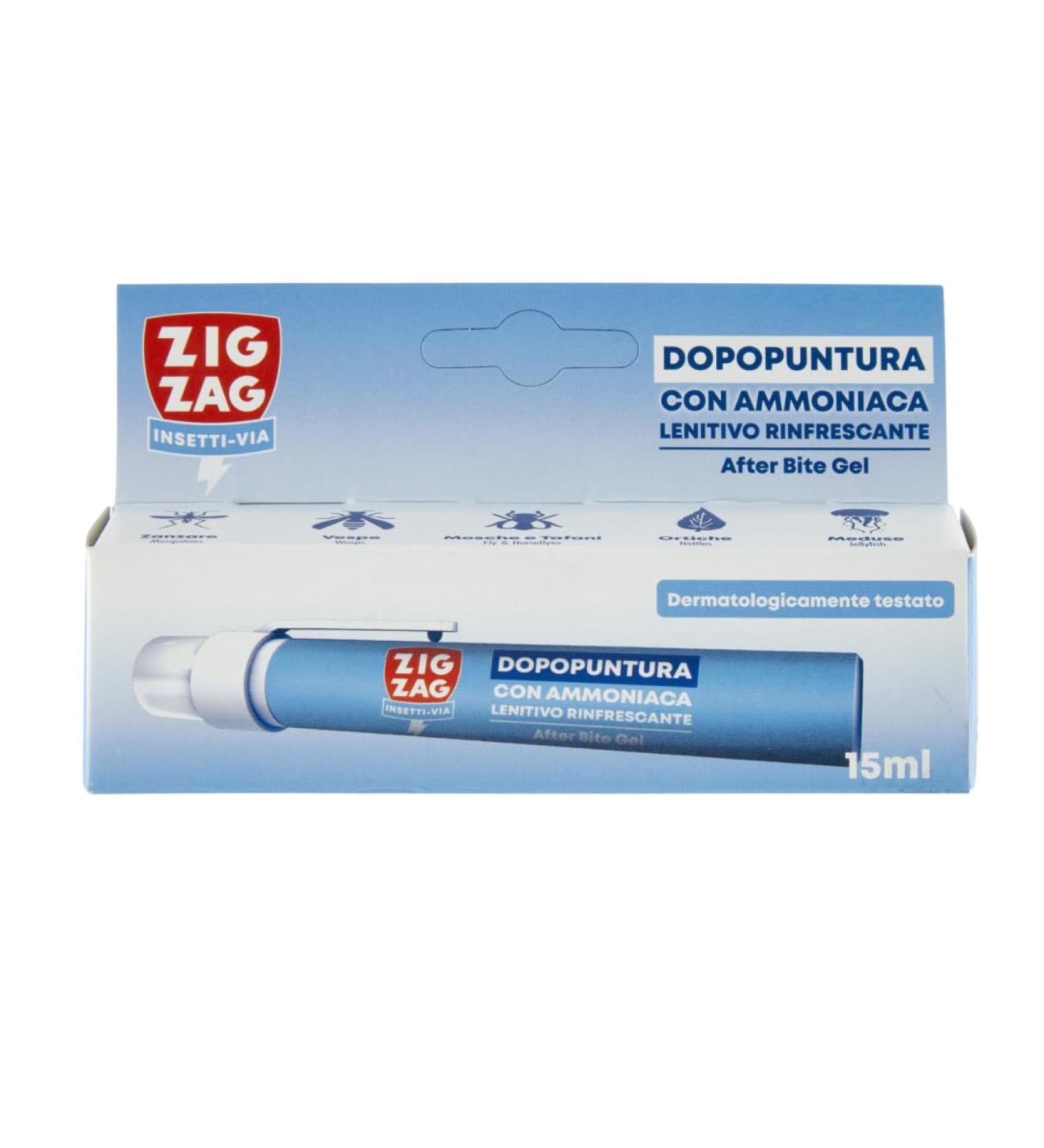 ZIG ZAG, Soothing After-Puncture Pen with Ammonia, relieves itching, indicated for insect bites, Content 15 ML