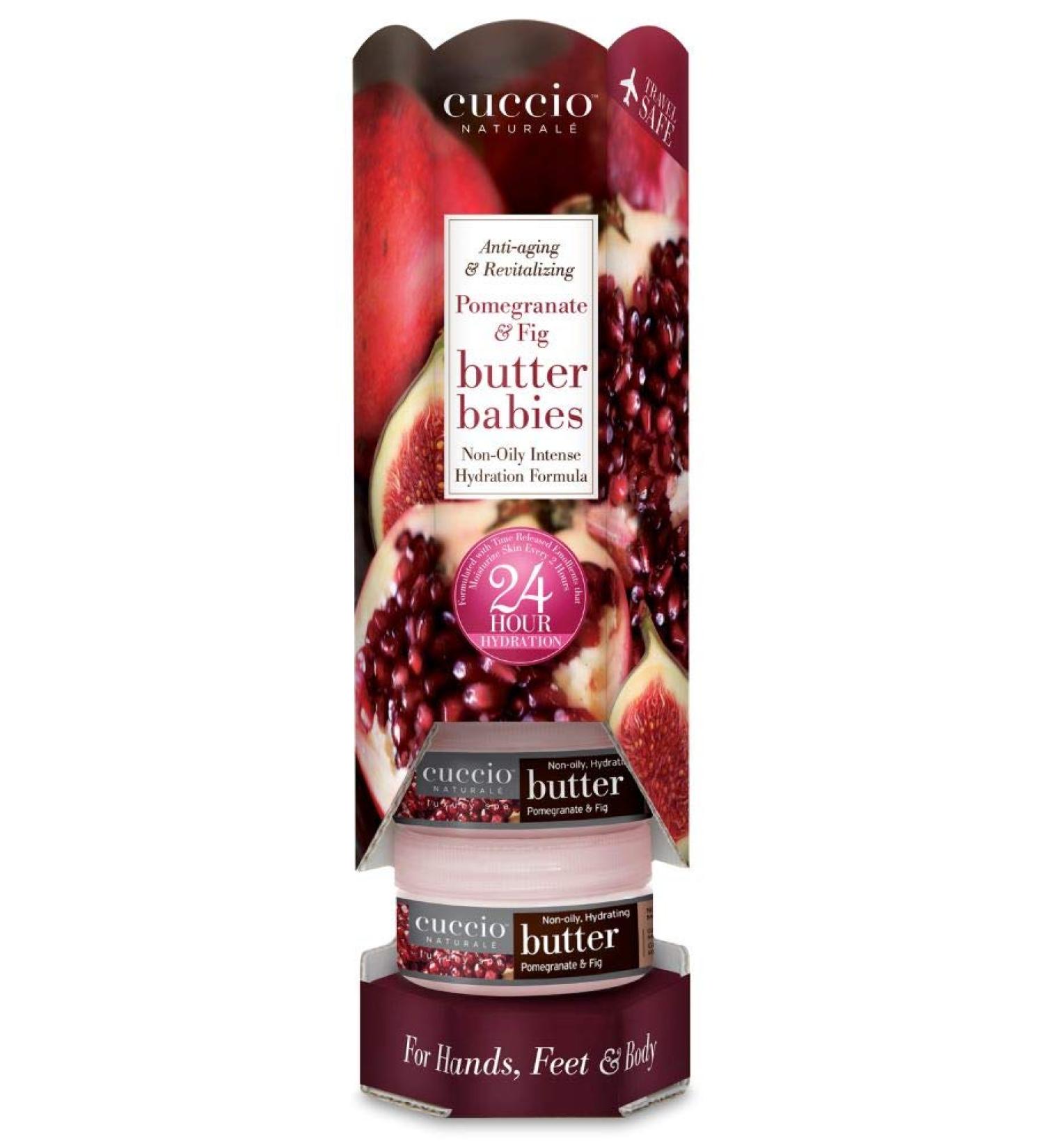 Cuccio Pomegranate & Fig Butter 8oz 6 Piece Tower