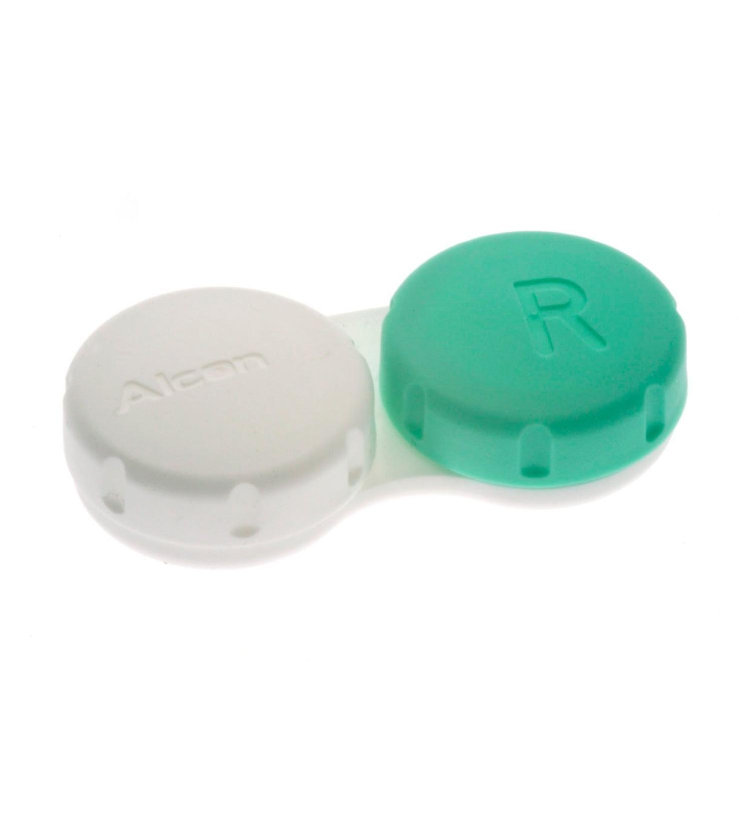 Neutrogena case for contact lenses green