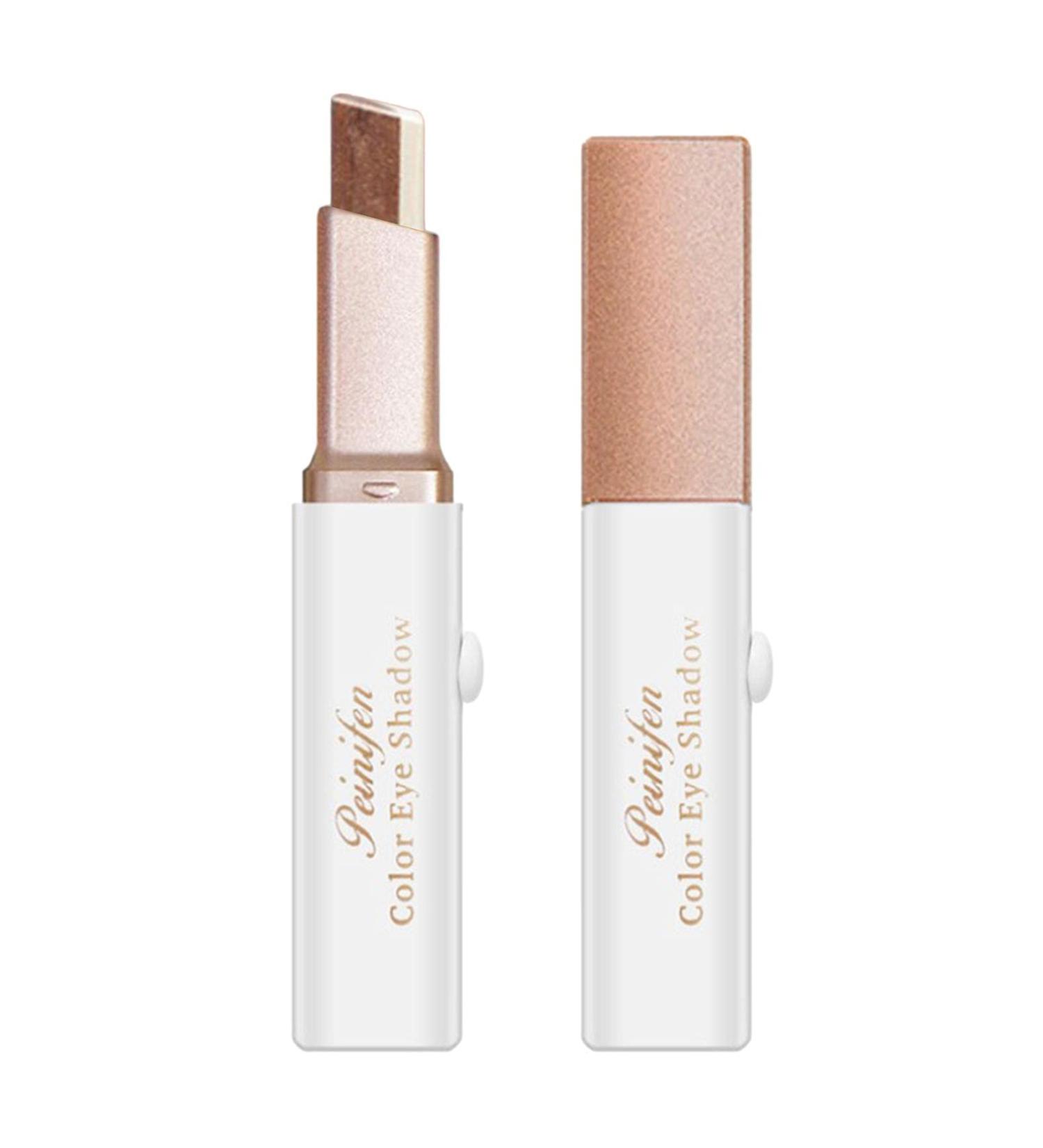Adawd Eyeshadow Pen - Waterproof Long-Lasting Matte Finish | Two-Color 6 Process Makeup Sticks for Natural Pink Look - Ideal for Women & Girls | #02 Brown Coffee - Buy Online on GoSupps.com