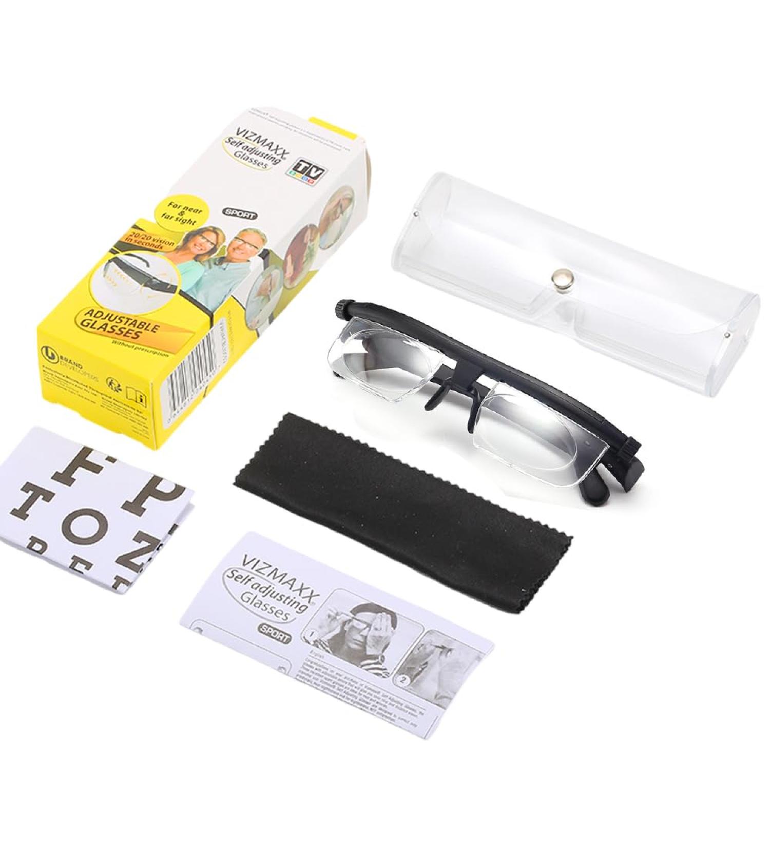 Buy Flex Focus Glasses - Adjustable Dial Vision & Lenses (2PCS) | International Shipping Available - Buy Online on GoSupps.com