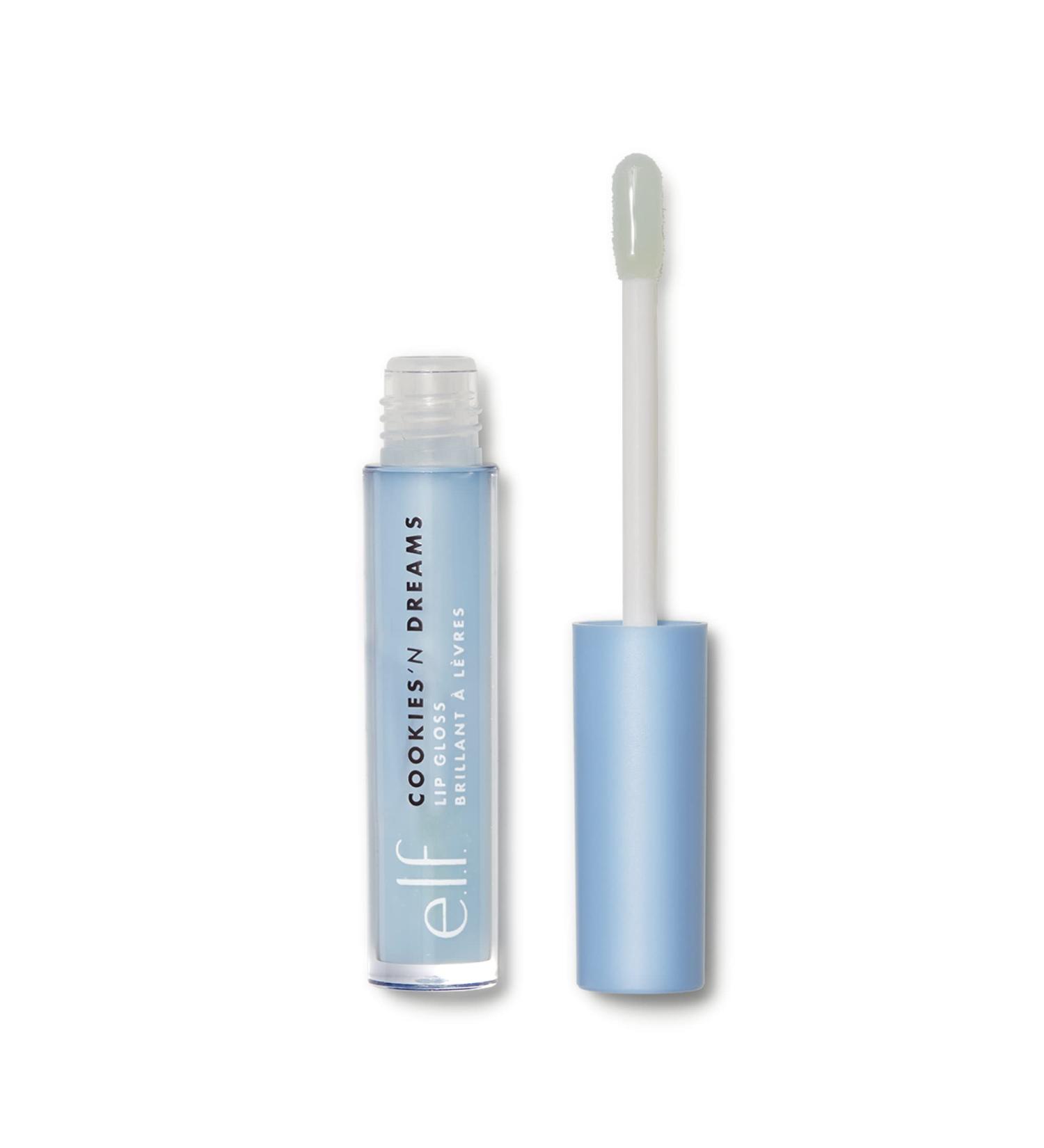 e.l.f. Cookies 'N Dreams Lip Gloss - Limited Edition, Non-Sticky & Creamy with Shiny Finish - Buy Online on GoSupps.com