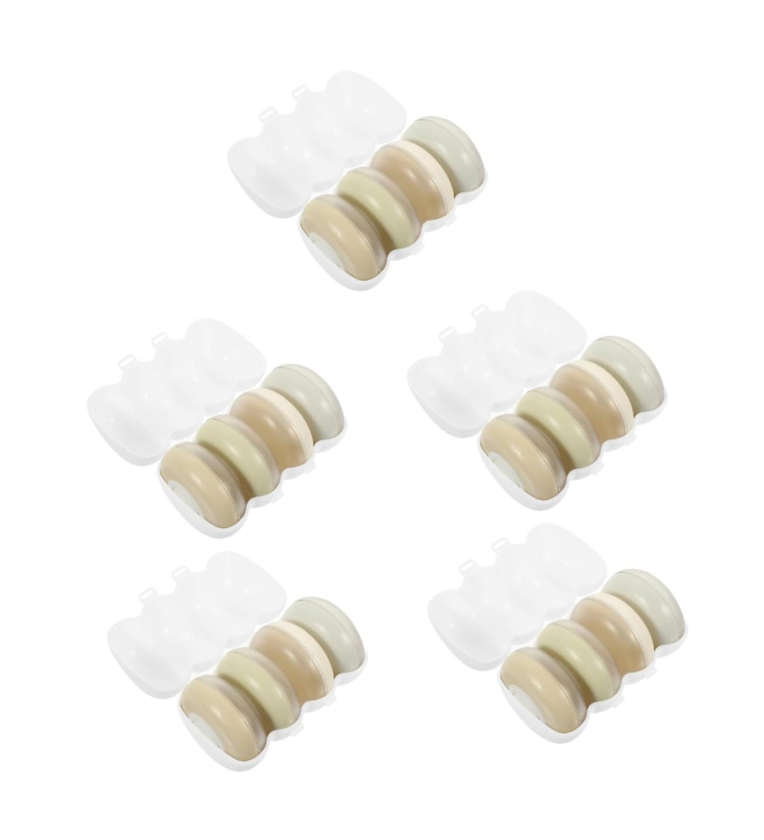 Beavorty 5 Sets travel bottle travel lotion container portable lotion jar airtight lotion storage bottle sealing lotion jar makeup accessories travel supply cream bottle white airless - Buy Online on GoSupps.com