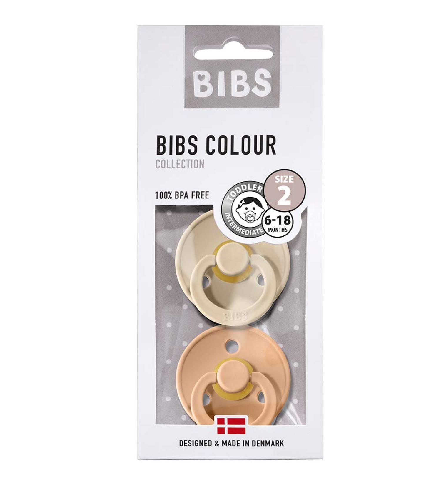 Buy Bib Twin PacifiPack Size 2 - Vanilla & Peach | International Shipping Available - Buy Online on GoSupps.com