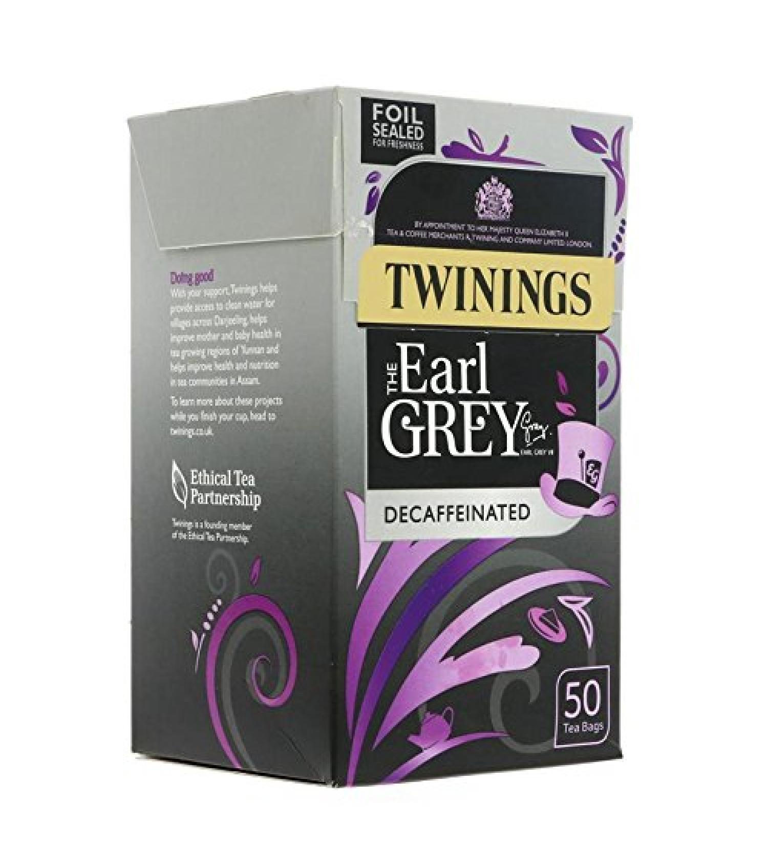 Twinings Twinings Earl Grey Decaffeinated Tea Bags (Pack of 6)