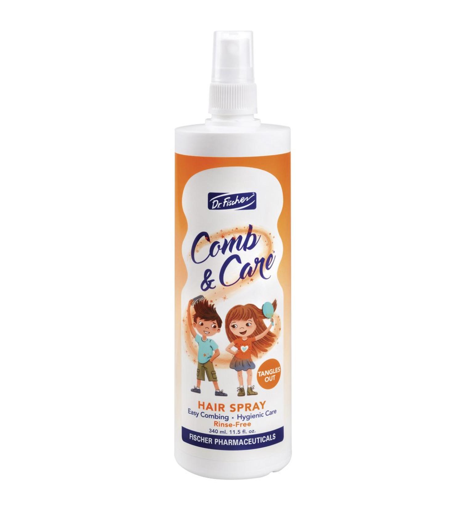 Dr. Fischer Kids & Baby Hair Detangler Spray Leave-In Conditioner with Rosemary 11.5 fl.oz - Frizz Free Tangle Tamer for Conditioning, Detangling, and Curl Defining (Pack of 1) - Buy Online on GoSupps.com