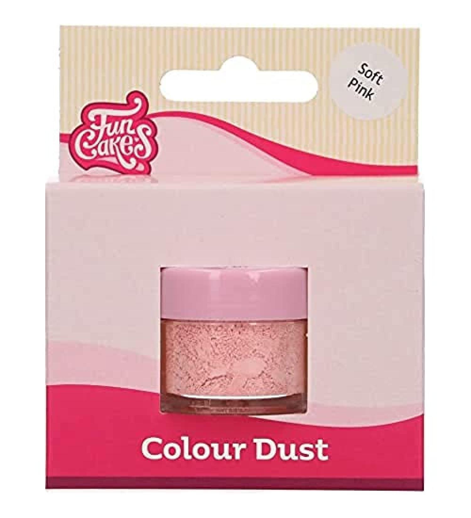 FunCakes Colour Dust Soft Pink: Colouring powder for Food For Cake Decoration Halal certified