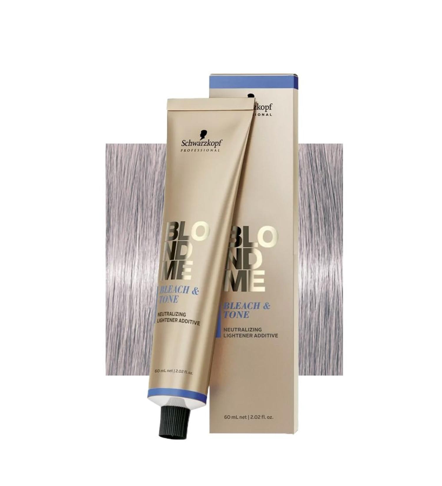 Schwarzkopf BlondMe Color Bleach&Tone Violet 60ml - additivo neutralizzante per schiaritura