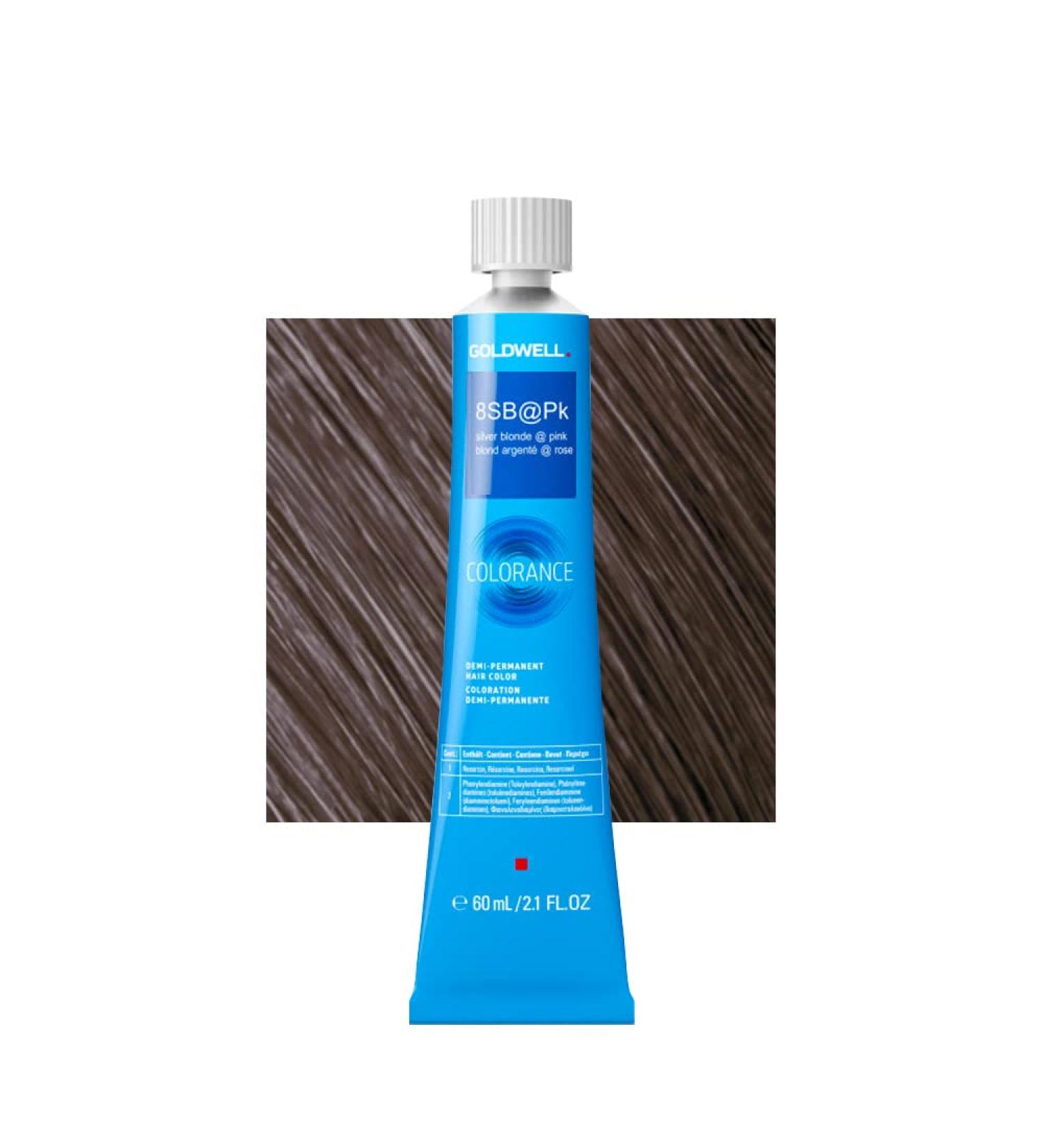 Goldwell 8SB Pk Silver Blonde lumenated Pink Goldwell Colorance Elumenated Naturals Tb 60 ml
