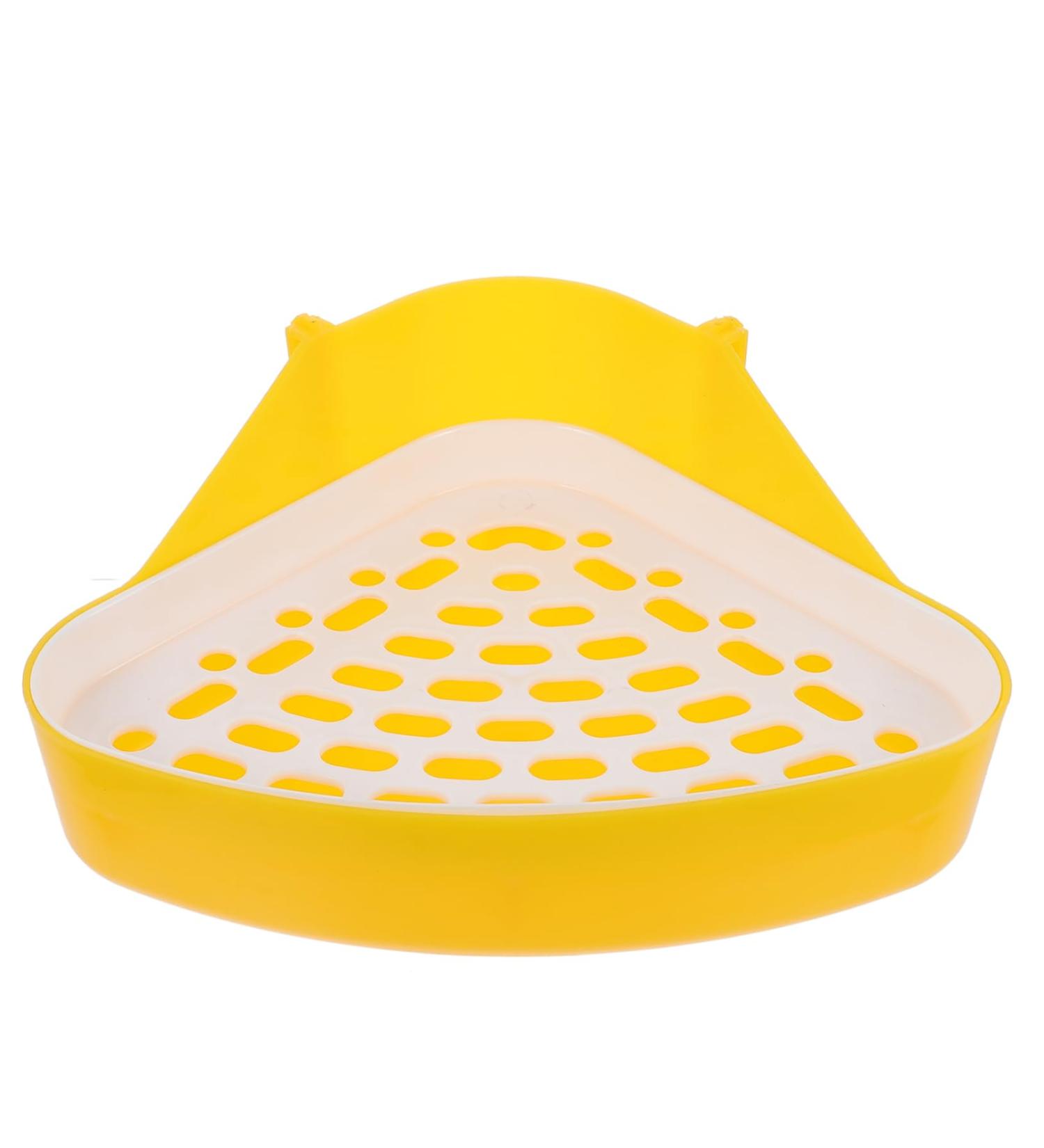BESPORTBLE 2pcs Box Pet Potty Urinal Pet Training Corner Rabbit Potty Pet Triangular Potty Pet Toilet Rabbit Toilet Basin Pet Pee Toilet Pet Litter Tray Bunny Potty Bunny Toilet Pet Supply 24.5X18.5cmx2pcs Whitex2pcs - Buy Online on GoSupps.com