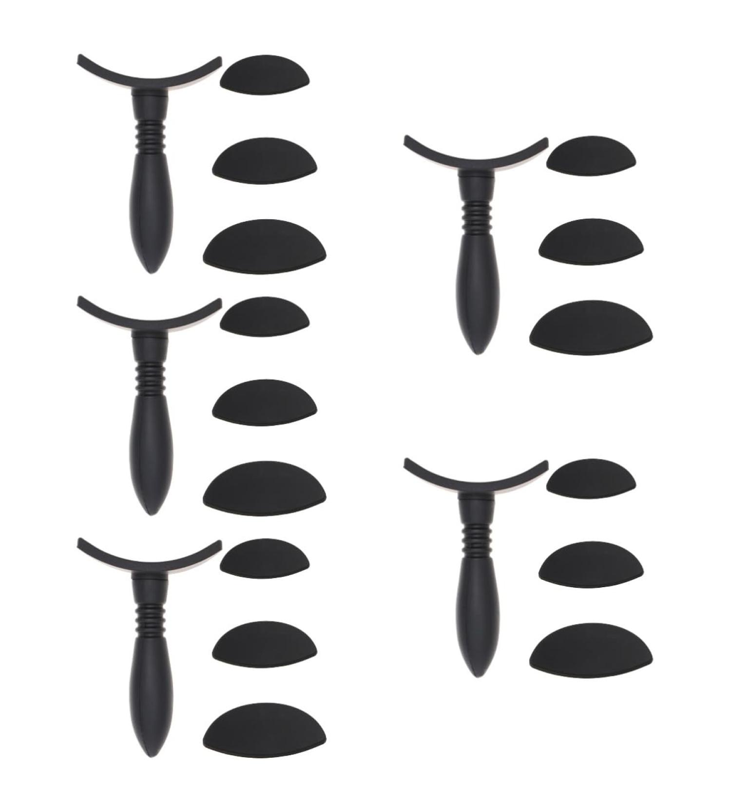 Healeved 5 Sets Eye Shadow Stamp Practical Eyeshadow Stamp Make up Accessories Makeup Tool Black - Buy Online on GoSupps.com