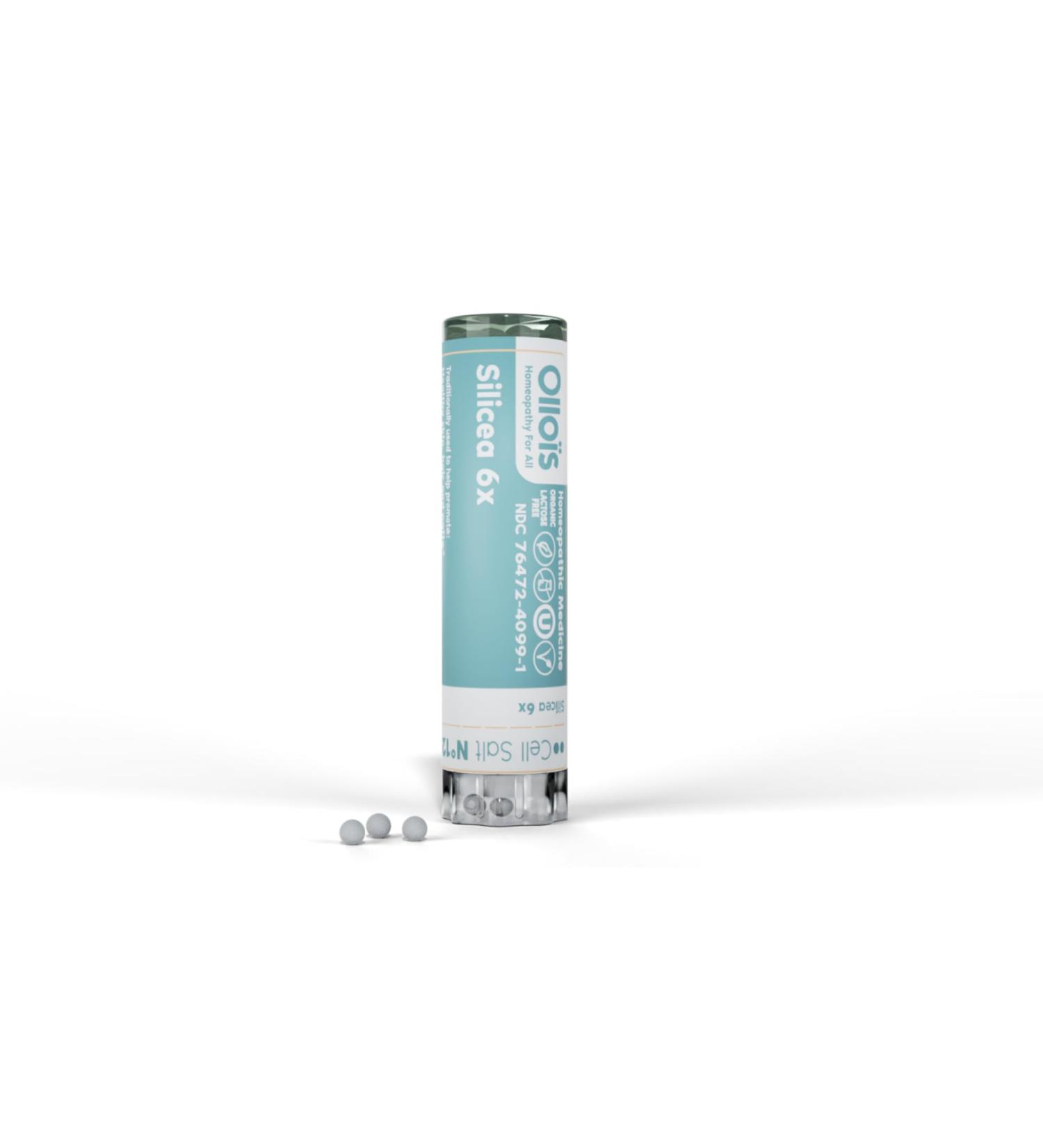 Buy Silicea- OLLOIS Organic & Vegan Cell Salt #12 - Kosher Certified 80 Pellets | International Shipping Available - Buy Online on GoSupps.com