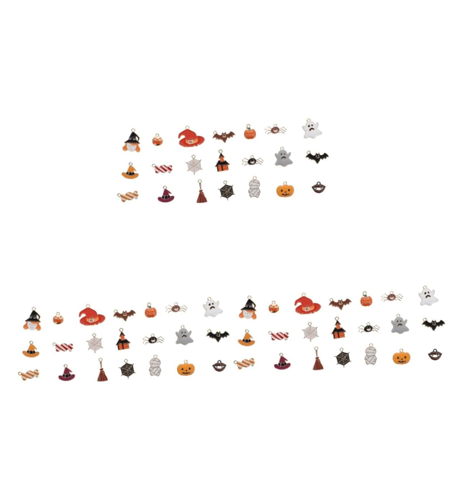 VILLCASE 63 Pcs Alloy Dripping Ornament Halloween Decorations Pendants Pumpkin Charms Pendant Bead Bracelets Charms Bracelets Earring Making Charms Halloween Theme Pendants Jewelry Earrings - Buy Online on GoSupps.com