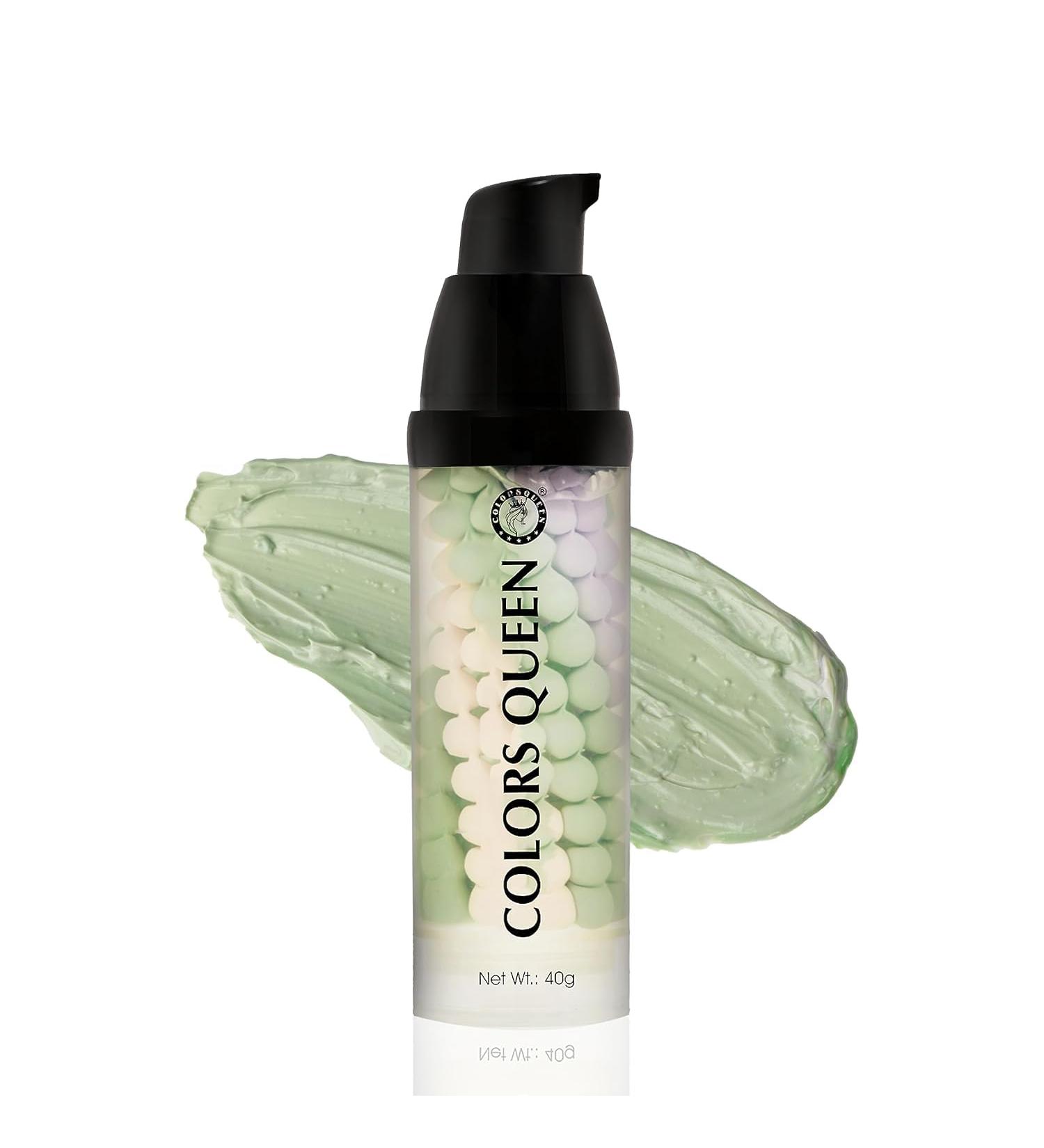 3 in 1 Facial Primer - 02 Green 40g | Lightweight Long Lasting & Highly Moisturizing Formula | Long Lasting Primer for Face Makeup - Buy Online on GoSupps.com