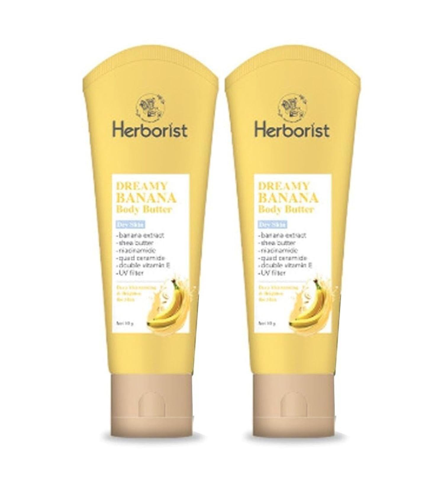 Herborist Body Butter - Banana 80 Gram (Pack of 2) - Buy Online on GoSupps.com