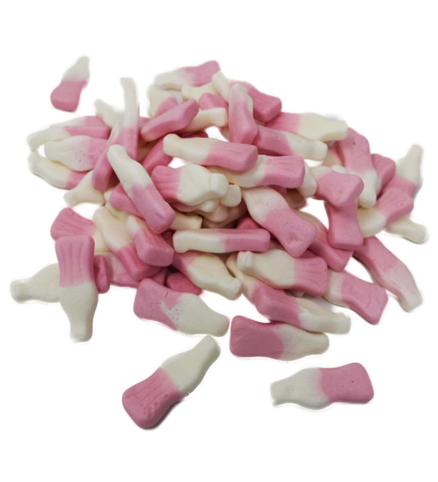 Fruchtgummi B ren & Co. Fruit Milkshake Bottles Sweet White Pink 300g - Buy Online on GoSupps.com