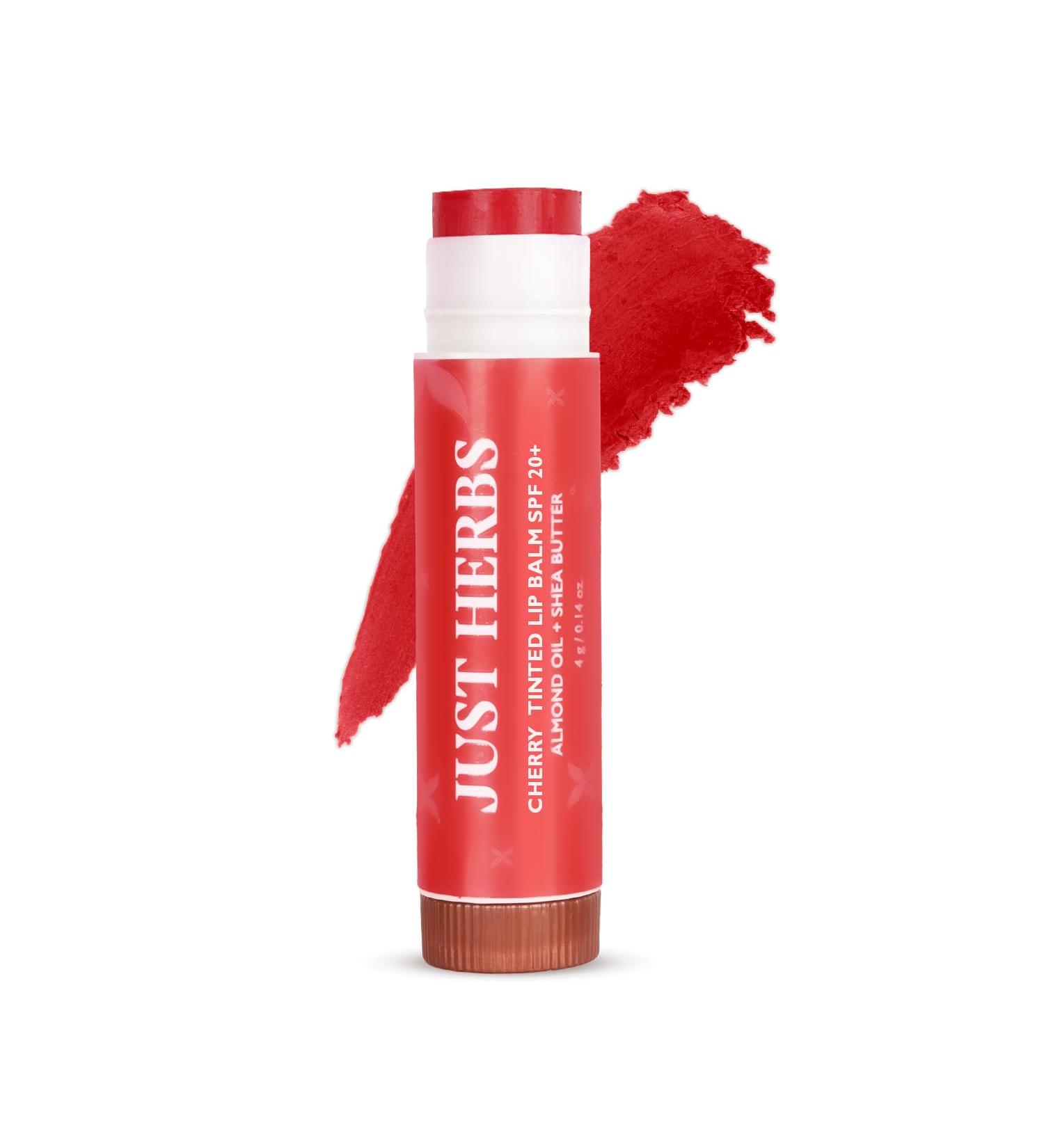 Tinted Lip Balm SPF 20+ Cherry - Hydrating Color & Sun Protection | Shop Now - Buy Online on GoSupps.com