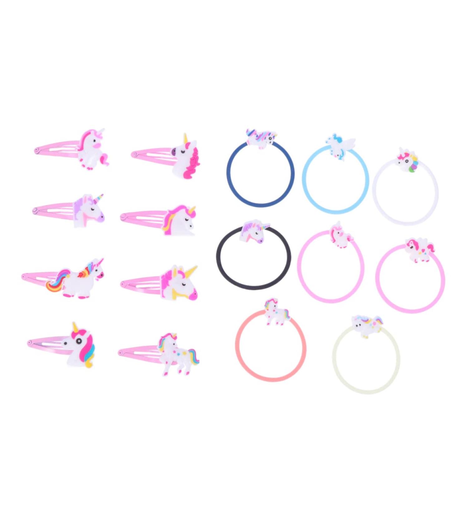 FRCOLOR hair clips unicorn party horse hair clip Hair Rope kids snap barrette unicorn barrettes no crease hair ties unicorn party favors hair jewelry child Holder soft Kids - Buy Online on GoSupps.com