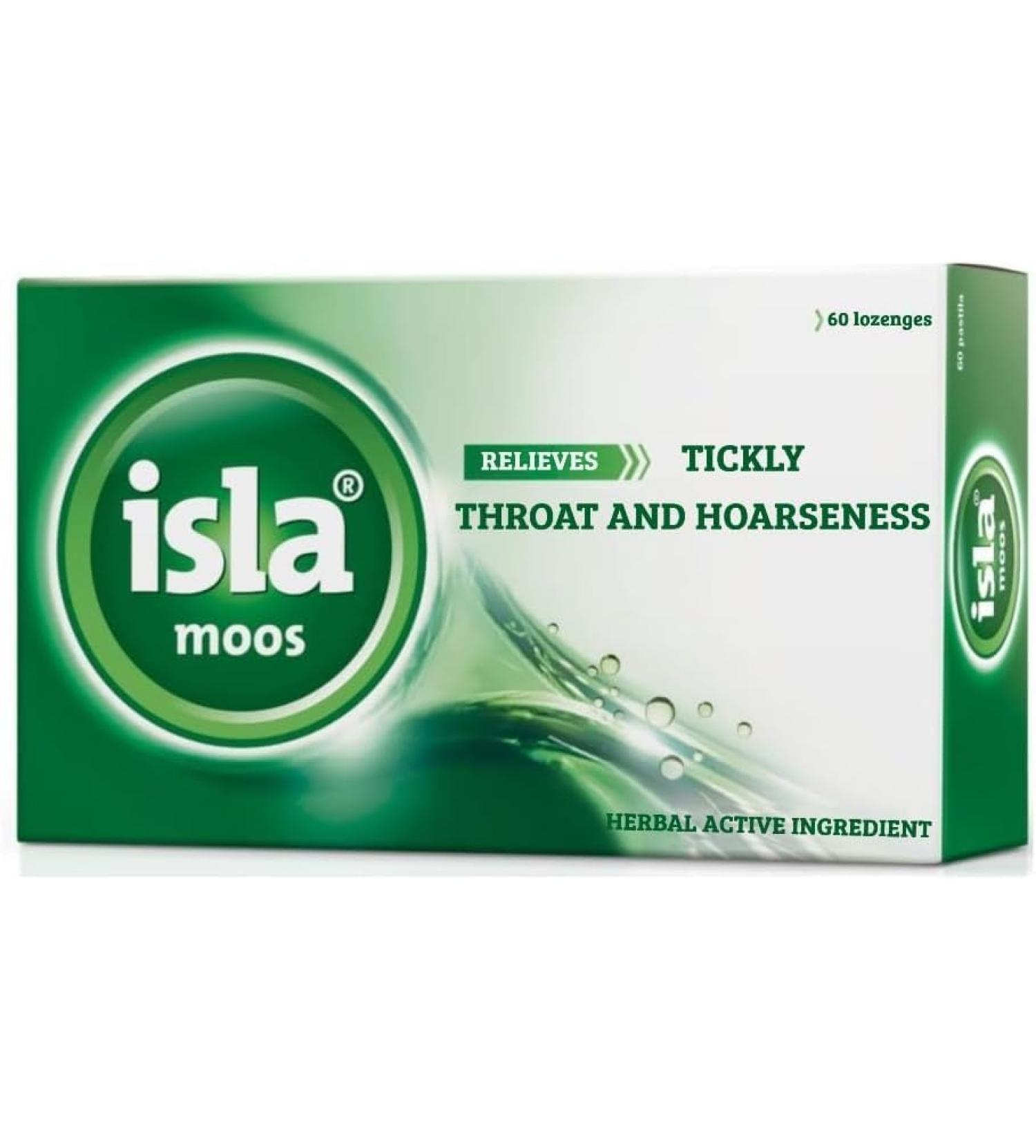 Isla Moos 60 Lozenges for The Throat