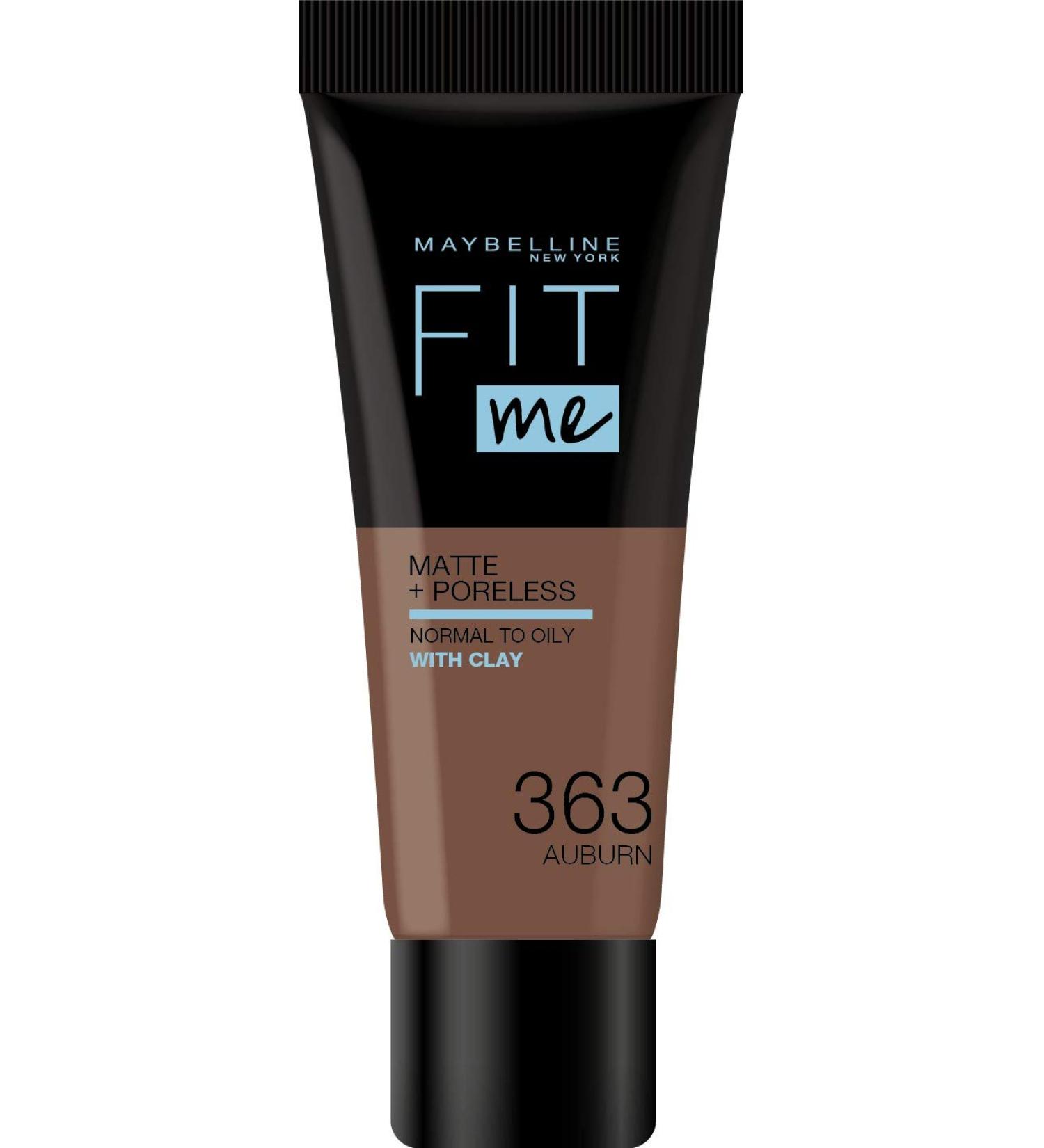 Maybelline New York - Fit me! Matte and Poreless Tone on Tone Fluid Foundation - Shade: 363 Auburn Nude - Buy Online on GoSupps.com