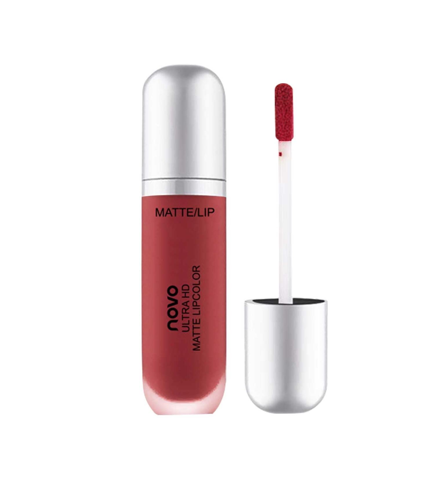 Deep Dark Red Lipstick Set | Long-Lasting 24-Hour Matte Lip Liner & Gloss Stain for Women - Buy Online on GoSupps.com