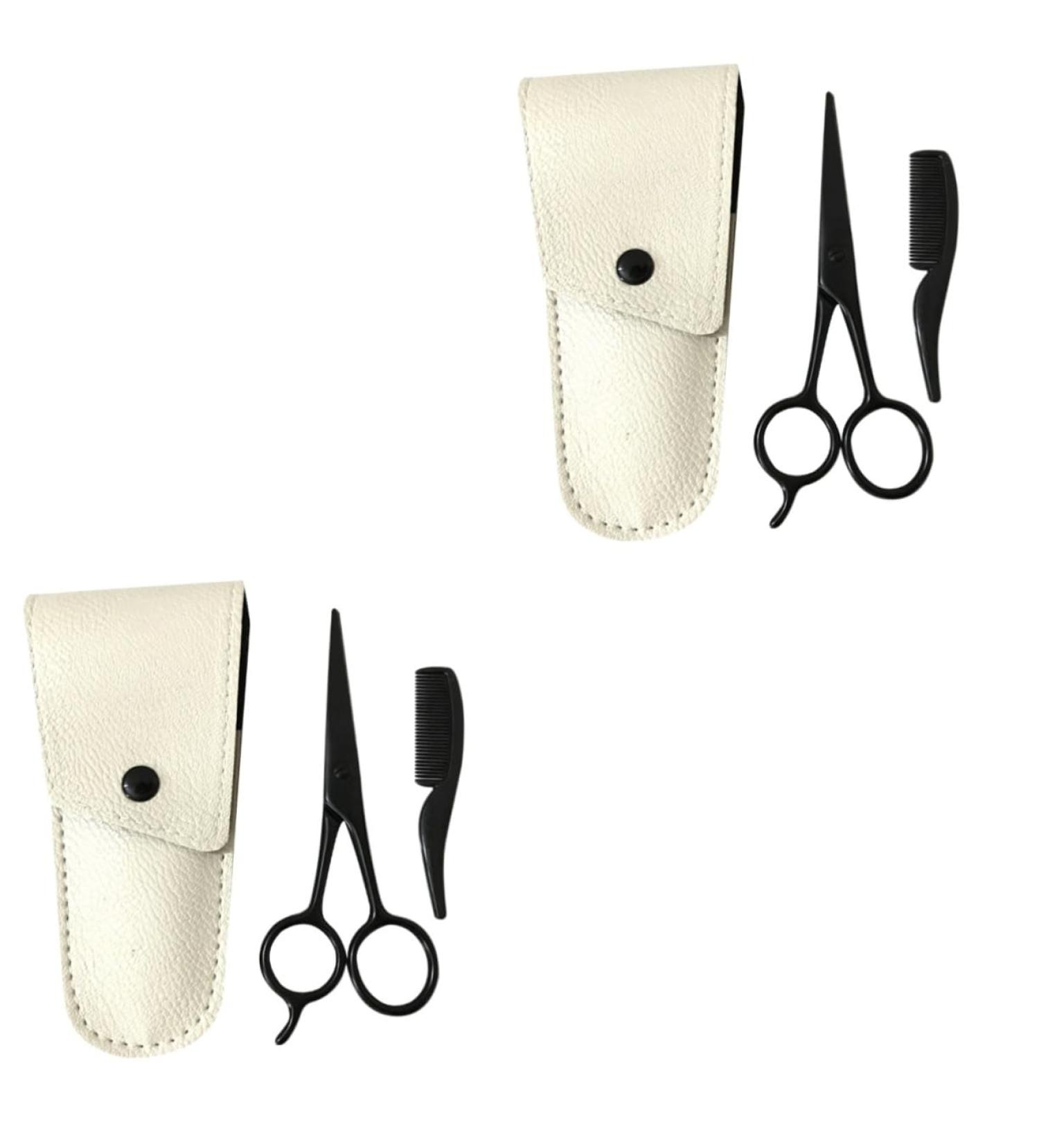 FRCOLOR 6-Piece Beard Care & Grooming Set for Men - Bartschneider Nose Hair Scissors Mini Beard Comb & More - Buy Online on GoSupps.com