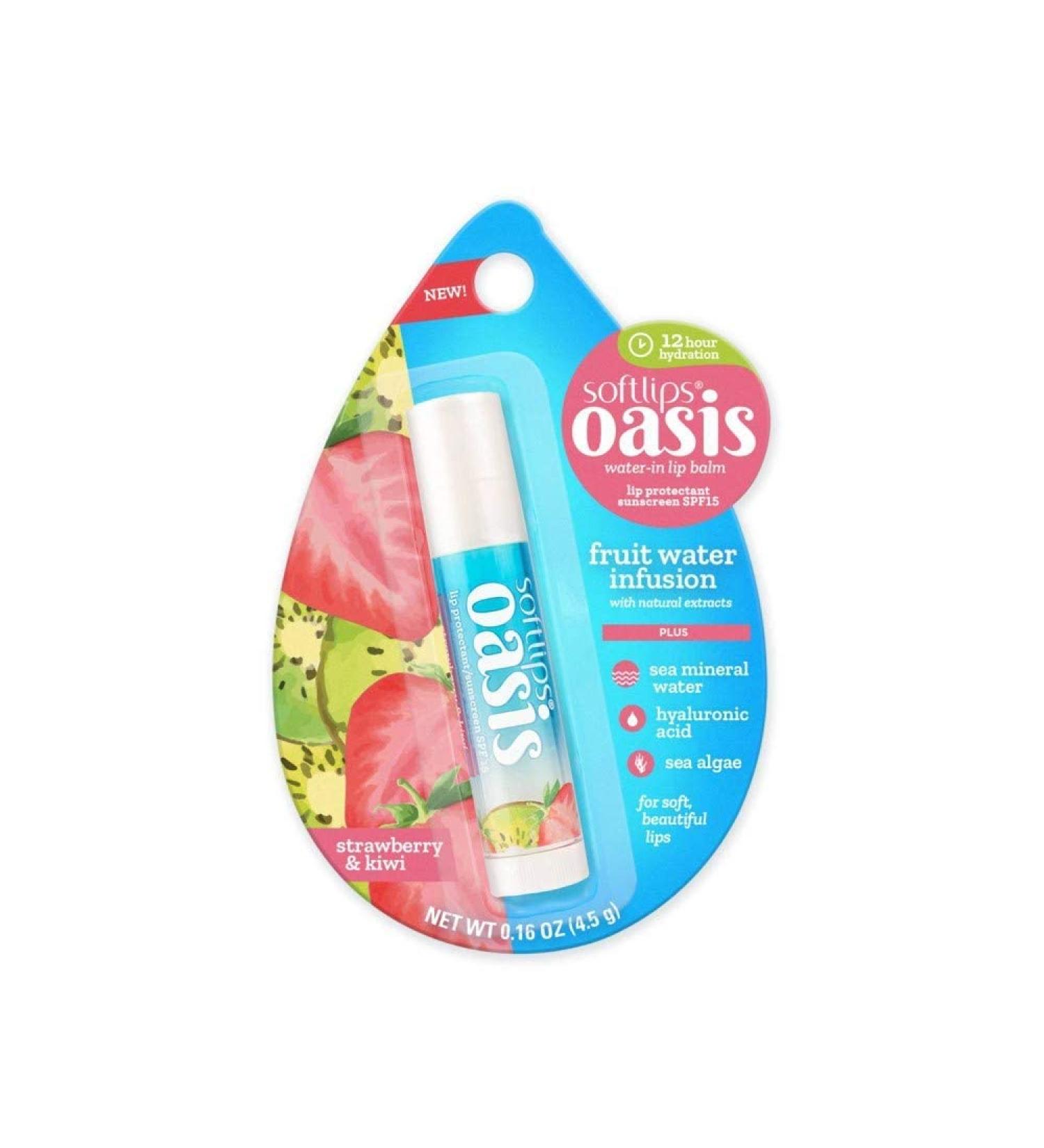 Softlips Oasis Lip Balm - Strawberry Kiwi 0.15oz (Pack of 6) - Buy Online on GoSupps.com