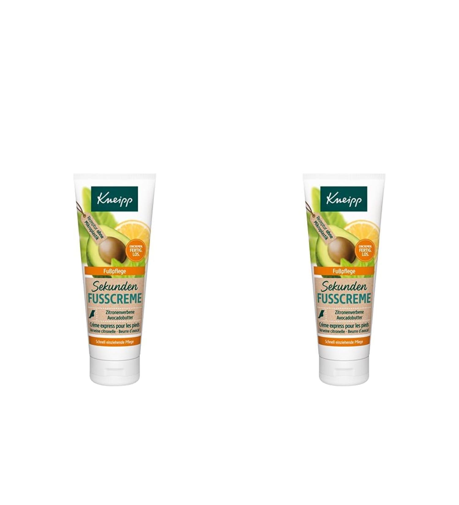 Kneipp Seconds Foot Cream 75ml (Pack of 2) - Hydrating Care for Healthy Feet | Buy Internationally - Buy Online on GoSupps.com