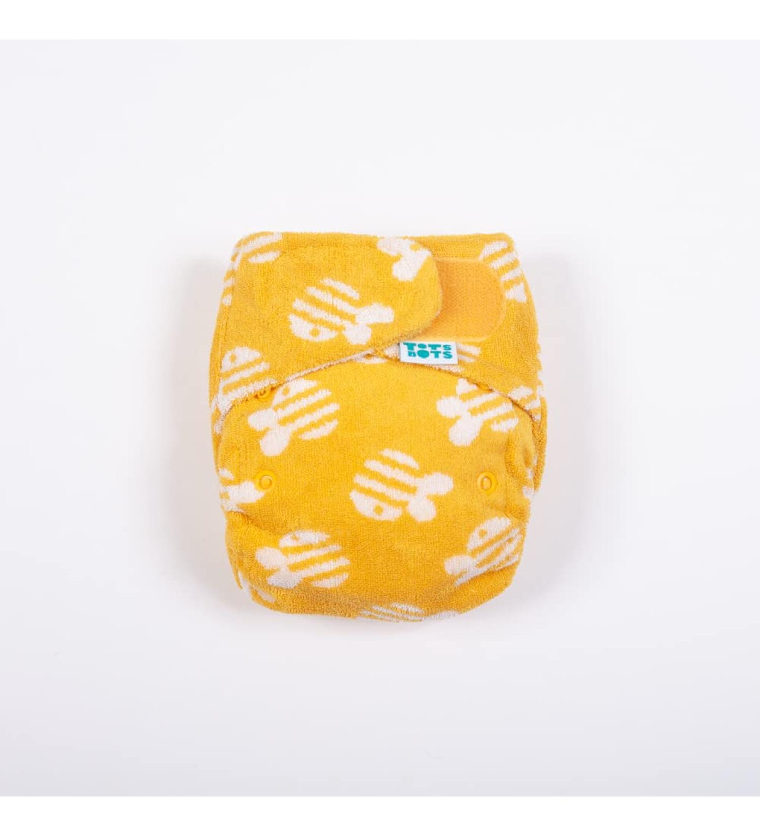 TotsBots Bamboozle Reusable Nappy | Eco-Friendly Bamboo Nappies for Babies & Toddlers | Bumble Size 3 (35lbs+) - Buy Online on GoSupps.com